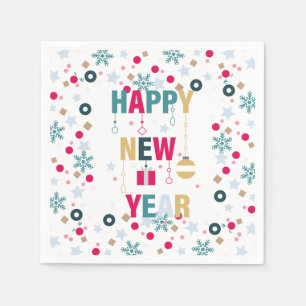 Servilleta De Papel Feliz Año Nuevo