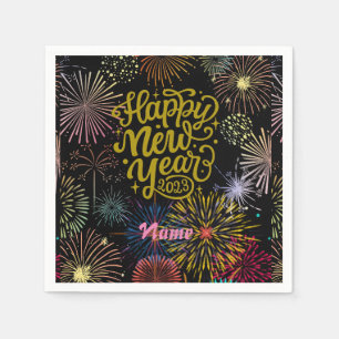 Servilleta De Papel Feliz Año Nuevo 2023 Thunder_Cove