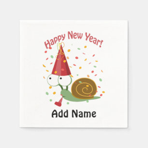 Servilleta De Papel ¡Feliz Año Nuevo! Escarnio