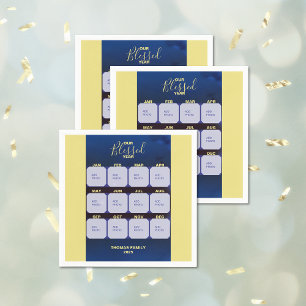 Servilleta De Papel Feliz Año Nuevo foto de año bendecido