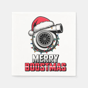 Servilleta De Papel Feliz Boostmas Boost amante Santa Turbo Navidad