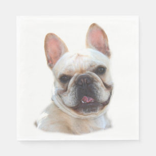 Servilleta De Papel Feliz Bulldog francés