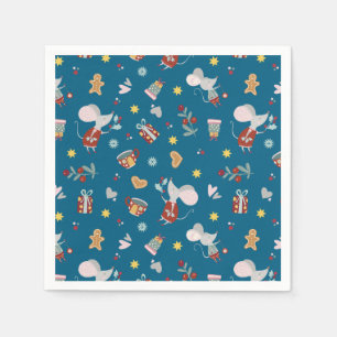 Servilleta De Papel Feliz Christmouse