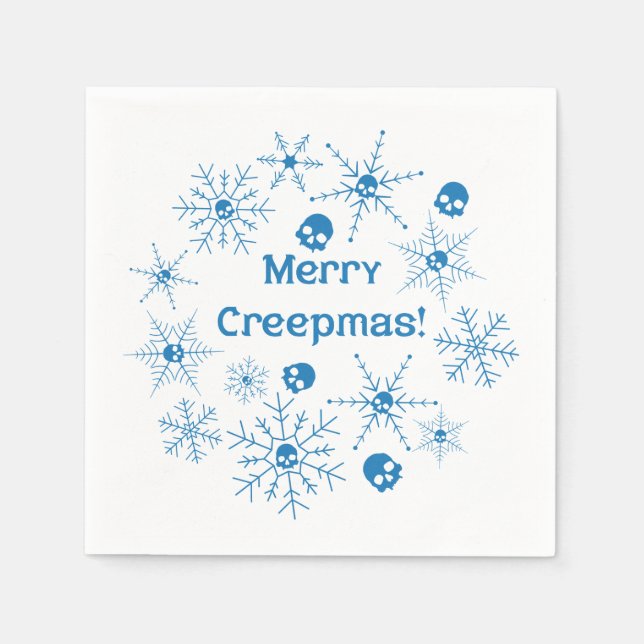 Servilleta De Papel ¡Feliz Creepmas! (Anverso)