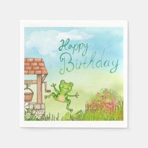 Servilleta De Papel Feliz cumpleaños