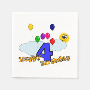 Servilleta De Papel Feliz Cumpleaños