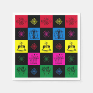 Servilleta De Papel Feliz cumpleaños