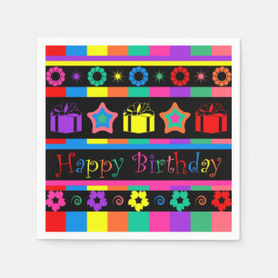 Servilleta De Papel Feliz cumpleaños