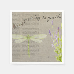 Servilleta De Papel Feliz cumpleaños