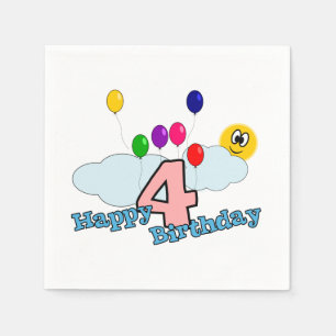 Servilleta De Papel Feliz Cumpleaños