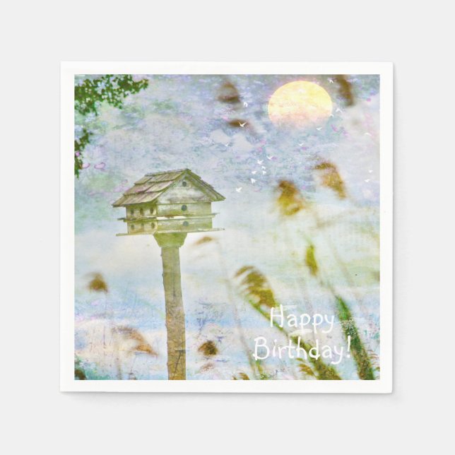 Servilleta De Papel Feliz cumpleaños (Anverso)