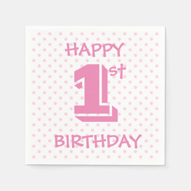 Servilleta De Papel Feliz Cumpleaños (Anverso)