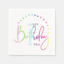 Feliz Cumpleaños A Tus Colores Arcoiris