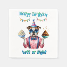 Feliz Cumpleaños Boxer Tratamiento A La Izquierda