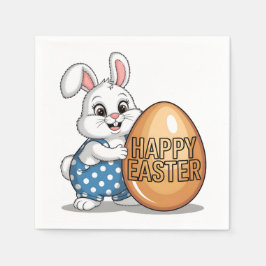 Servilleta De Papel Feliz cumpleaños de Polka en Pascua