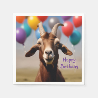 Servilleta De Papel Feliz cumpleaños Goat