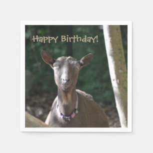 Servilleta De Papel Feliz cumpleaños Goat