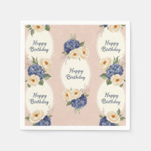 Feliz cumpleaños, Hydrangeas y Peonies