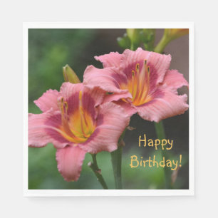 Servilleta De Papel Feliz cumpleaños Lily