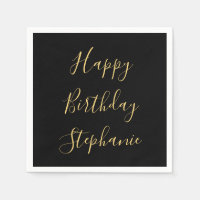 Feliz Cumpleaños Nombre Personalizado Monograma Am