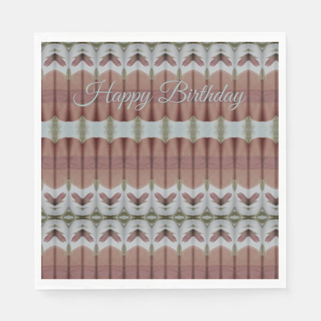 Servilleta De Papel Feliz Cumpleaños O Cualquier Otra Ocasión Bonito (Anverso)