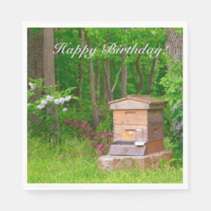 Servilleta De Papel Feliz cumpleaños País Beehive