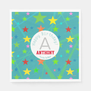 Servilleta De Papel Feliz cumpleaños Papel personalizado Napkin HAMbyW