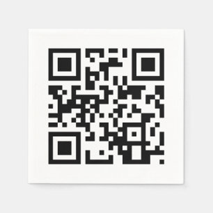 Servilleta De Papel Feliz Cumpleaños Para Tu Código QR