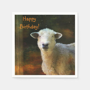 Servilleta De Papel Feliz cumpleaños, pastor