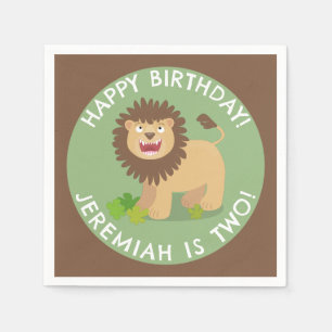Servilleta De Papel Feliz cumpleaños personalizado del personalizado r