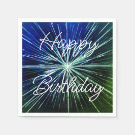 Servilleta De Papel Feliz Cumpleaños Starburst