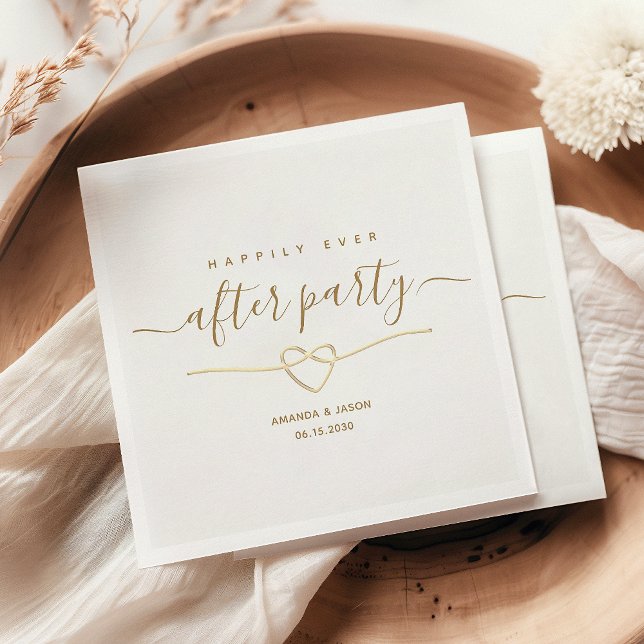 Servilleta De Papel Feliz desde la recepción de la boda (Subido por el creador)