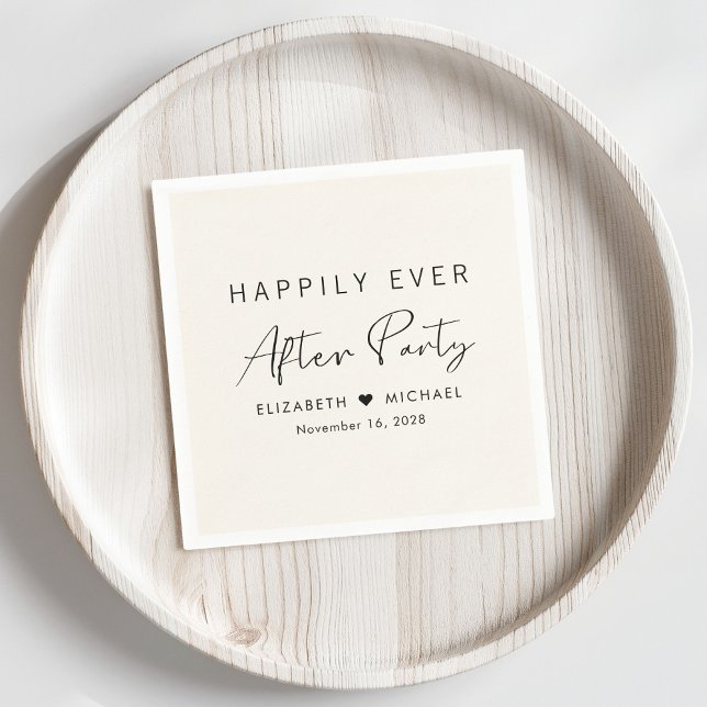 Servilleta De Papel Feliz desde la recepción de la boda crema Fiesta (Subido por el creador)