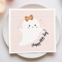 Servilleta De Papel Feliz Día BOO Cumpleaños Fantasma