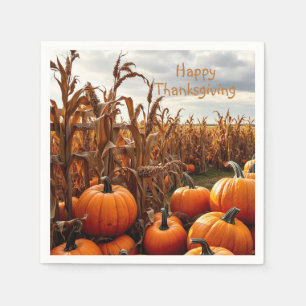 Servilleta De Papel Feliz Día de Acción de Gracias