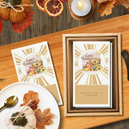 Servilleta De Papel Feliz Día de Acción de Gracias