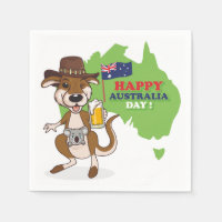 Feliz Día de Australia Kangaroo Koala