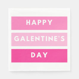 Servilleta De Papel Feliz Día de Galentine