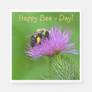 Servilleta De Papel Feliz Día de la Abeja