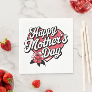 Servilleta De Papel Feliz Día de la Madre