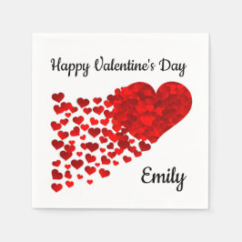 Servilleta De Papel Feliz Día de San Valentín