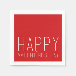 Servilleta De Papel Feliz Día de San Valentín