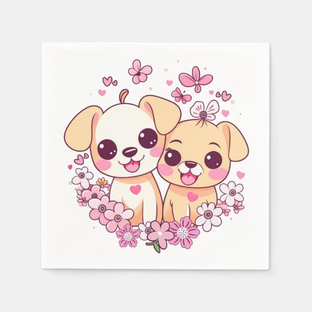 Servilleta De Papel ¡Feliz Día de San Valentín! (Anverso)