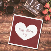 Feliz Día de San Valentín al Fiesta rojo