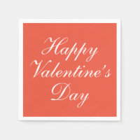 feliz Día de San Valentín rojo