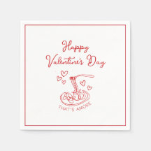 Feliz Día de San Valentín simple que está más rojo