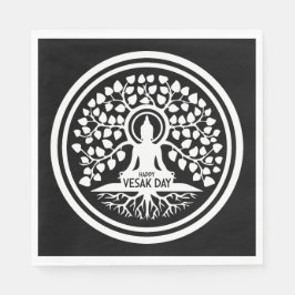 Servilleta De Papel Feliz Día de Vesak