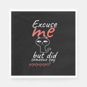 Servilleta De Papel Feliz Día del Gato