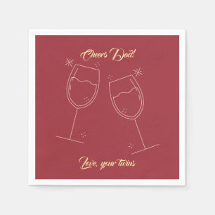 Servilleta De Papel Feliz Día del Padre