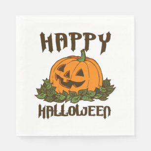 Servilleta De Papel Feliz disfraz divertida de Halloween